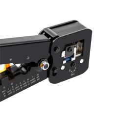 CON300-CRIM-EZ - Pinza crimpadora per connettore - Modello professionale di alta qualità - Connettore: EZ-RJ45, RJ11, RJ12 e RJ2