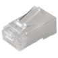 CON300-FTP5E - Connettore - RJ45 FTP CAT 5E per la crimpatura - Compatibile con il cavo FTP - 20 mm (P) - 10 mm (H) - 5 g