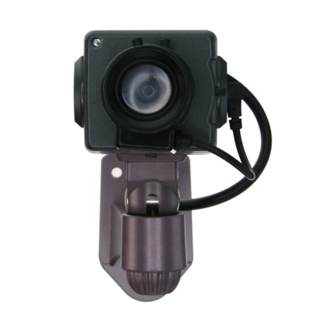 CS140 - Telecamera simulata non operativa NIVIAN - Tipo Full Body con lente - Staffa inclusa - LED rosso lampeggiante - Disegno