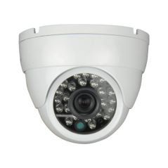 CS940 - Telecamera simulata non operativa NIVIAN - Tipo Dome IR - Alloggiamento in metallo - LED non funzionali reali - Lente re
