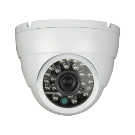 CS940 - Telecamera simulata non operativa NIVIAN - Tipo Dome IR - Alloggiamento in metallo - LED non funzionali reali - Lente re