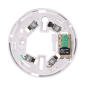 DMT-B9000R-V2 - Base a basso profilo con relè - Fino a 12VDC 0.5A / Terminale NO/NC/C - Compatibile con rilevatori V2 e a base a