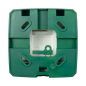 DMT-D9000-MCP-G - Pulsante di reset - Specifico per pannello antincendio - Estinzione manuale - Installazione su superficie - Ri DMT-D9000-MCP-G - Pulsante di reset - Specifico per pannello antincendio - Estinzione manuale - Installazione su superficie - Ri