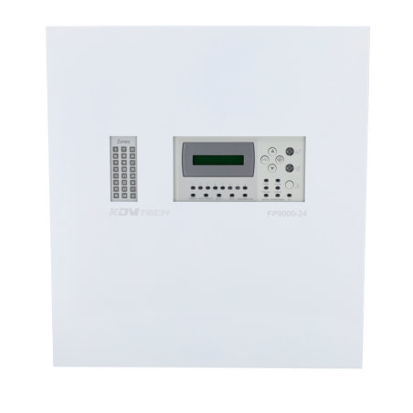 DMT-FP9000-24-IT - Centrale convenzionale di 24 zone con schermo LCD - 2 Uscita sirena - 2 uscite di allarme e guasto e 10 uscit