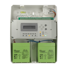DMT-FP9000-8-IT - Centrale convenzionale di 8 zone con schermo LCD - 2 Uscita sirena - 2 uscite di allarme e guasto e 2 uscite r