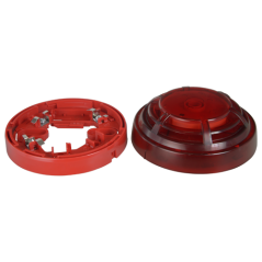 DMT-S9000 - DMTECH - Sirena antincendio cablata per interni - Potenza del suono 96 dB a 1 m - Flash LED - Base bassa per una fac