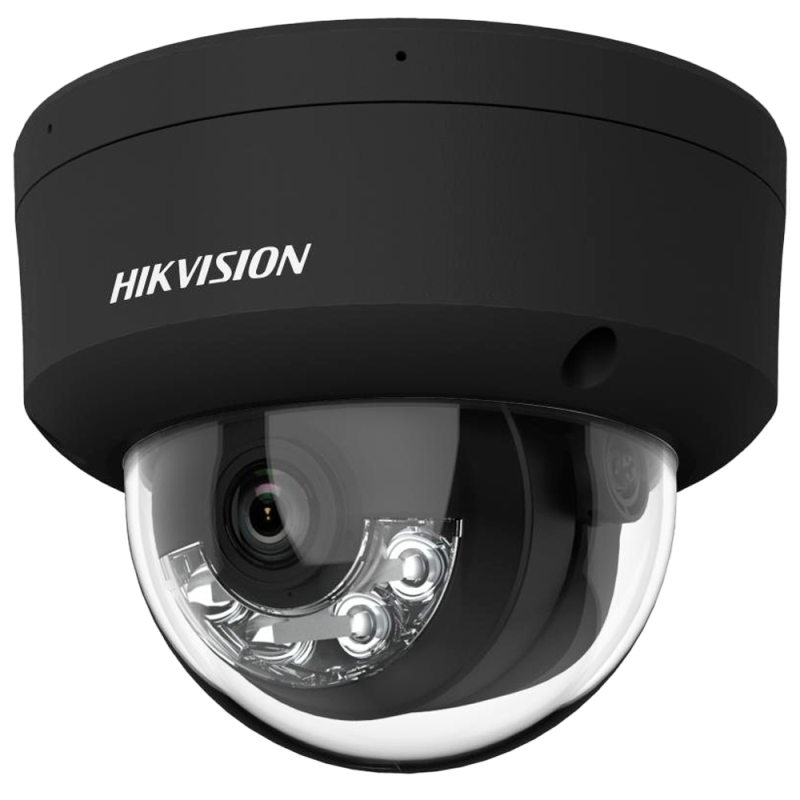DS-2CD2123G2-LIS2U(2.8mm)(BLACK) - Hikvision - Telecamera Dome IP gamma PRO - Risoluzione 2 Megapixel (1920x1080) - Ottica 2.8 m