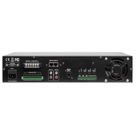 DSPPA-DMA6250U - Mini mixer digitale - Amplificatore 100V - Lettore USB / Radio FM / Blutooth - Potenza nominale 250W - Fino a 6
