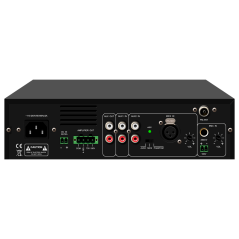 DSPPA-MP35UB - Mini mixer digitale - Amplificatore 100V - Lettore USB / Radio FM / Blutooth - Potenza nominale 35W - Uscita di l