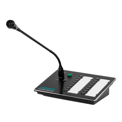 DSPPA-PAVA9008 - Microfono da tavolo - Annunci generali e di emergenza - 16 tasti di selezione area - Uso manuale e programmato 