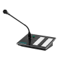 DSPPA-PAVA9008 - Microfono da tavolo - Annunci generali e di emergenza - 16 tasti di selezione area - Uso manuale e programmato 
