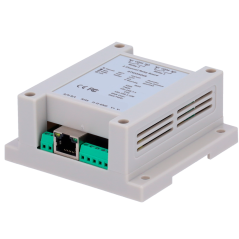 DT-R002 - Modulo di acquisizione e controllo dati - 2 ingressi digitali | 2 uscite relè (NO/NC) - Protocolli: Modbus/TCP, TCP/IP