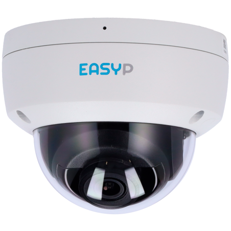 EP-IPD320A-8 - Telecamera Dome IP AI EASY-P - 8MP | Ottica 2.8 mm - IR 30 m | Microfono - Installazione Plug &amp Play - Support