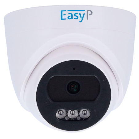 EP-IPT210A-2 - Telecamera Turret IP EASY-P - 2MP | Ottica 2.8 mm - IR 25 m | Microfono - Installazione Plug &amp Play - Supporta