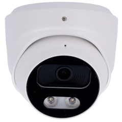 EP-IPT220A-8-DL - Telecamera Turret IP AI EASY-P - 8MP | Ottica 2.8 mm - IR 40 m | Luce bianca 30 m | Microfono - Installazione 