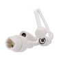 EP-IPT220A-8-DL - Telecamera Turret IP AI EASY-P - 8MP | Ottica 2.8 mm - IR 40 m | Luce bianca 30 m | Microfono - Installazione 