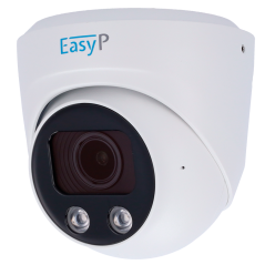 EP-IPT230ZA-4 - Telecamera Turret IP AI EASY-P - 4MP | Ottica Motorizzata 2.7 ~ 13.5 mm - IR 25 m | Microfono - Installazione Pl
