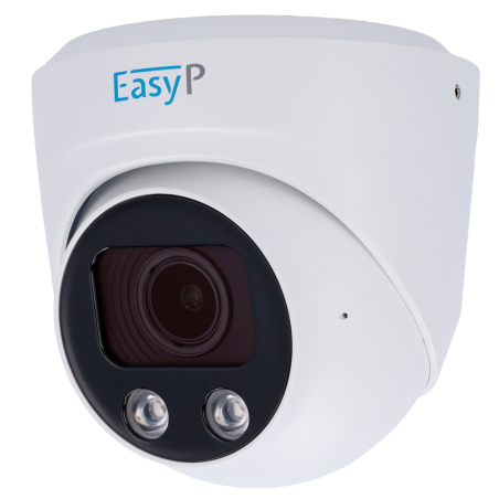 EP-IPT230ZA-4 - Telecamera Turret IP AI EASY-P - 4MP | Ottica Motorizzata 2.7 ~ 13.5 mm - IR 25 m | Microfono - Installazione Pl