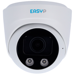 EP-IPT230ZA-5-DL - Telecamera Turret IP AI EASY-P - 5MP | Ottica Motorizzata 2.7~13.5 mm - IR 40 m | Luce bianca 30 m | Microfon