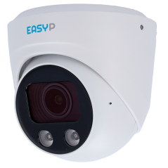 EP-IPT230ZA-8-DL - Telecamera Turret IP AI EASY-P - 8MP | Ottica Motorizzata 2.7~13.5 mm - IR 40 m | Luce bianca 30 m | Microfon
