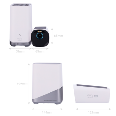 EUFY-CAM3-S330 - Kit 2 Telecamere 4K solare + 1 HomeBase 3 - Rilevamento di persone, animali domestici e veicoli - HomeBase WiFi