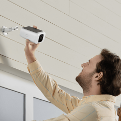 EUFY-SOLOCAM-S40 - Eufy by Anker Telecamera Wifi 2K - Rilevamento Persone/Volto/Movimento - Pannello solare integrato - Storage