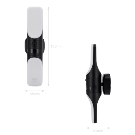 EUFY-WIREDWALL-LIGHTCAM-S100 - Telecamera con faretto Eufy by Anker - Risoluzione 2K / PIR e rilevamento di persone - Faretto 12