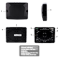 FIBRA-CASE-B175-B - Alloggiamento con due spazi per moduli Fibra - Compatibile con i dispositivi Fibra: - LineProtect, LineSplit FIBRA-CASE-B175-B - Alloggiamento con due spazi per moduli Fibra - Compatibile con i dispositivi Fibra: - LineProtect, LineSplit