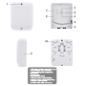 FIBRA-CASE-C260-W - Alloggiamento con 1 slot per moduli Fibra - Compatibile con i dispositivi Fibra: - LineSupply - Spazio per u FIBRA-CASE-C260-W - Alloggiamento con 1 slot per moduli Fibra - Compatibile con i dispositivi Fibra: - LineSupply - Spazio per u