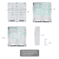 FIBRA-CASE-D430-W - Alloggiamento con 8 slot per moduli Fibra - Compatibile con i dispositivi Fibra: - LineProtect, LineSplit, M
