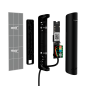 FIBRA-DOORPROTECT-G3-B - Contatto magnetico cablato - Grado 3 - Sensore di vibrazione e inclinazione - Protocollo Fibra - Antima FIBRA-DOORPROTECT-G3-B - Contatto magnetico cablato - Grado 3 - Sensore di vibrazione e inclinazione - Protocollo Fibra - Antima