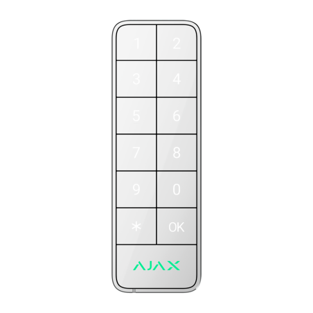 FIBRA-KEYPADOUTDOOR-W - Tastiera da esterno IP66/IK08 con lettore RFID - Attivazione/disattivazione completa o di gruppo - Auten