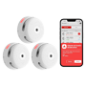 FS61 - Kit di rilevamento antincendio standalone X-Sense - Include 6 rilevatori di fumo XS01-M e Hub SBS50 - Connessione all'HUB