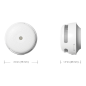 FS61 - Kit di rilevamento antincendio standalone X-Sense - Include 6 rilevatori di fumo XS01-M e Hub SBS50 - Connessione all'HUB