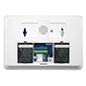 G5PLUS - Kit allarme domestico - Pannello touch con modulo GSM - Invio di allarmi via SMS e chiamate - Rilevatore PIR volumetric G5PLUS - Kit allarme domestico - Pannello touch con modulo GSM - Invio di allarmi via SMS e chiamate - Rilevatore PIR volumetric