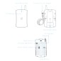 GT-126 - Rilevatore rottura cristalli - Wireless - Antenna esterna - Indicatore LED batteria scarica - Distanza di rilevamento 7