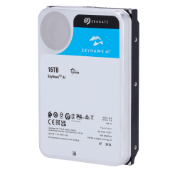 HD16TB-S-AI - Hard Disk Seagate Skyhawk AI - Capacità 16 TB - Interfaccia SATA 6 GB/s - Fino a 32 trasmissioni di intelligenza a