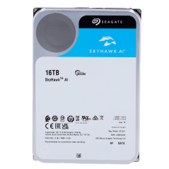HD16TB-S-AI - Hard Disk Seagate Skyhawk AI - Capacità 16 TB - Interfaccia SATA 6 GB/s - Fino a 32 trasmissioni di intelligenza a
