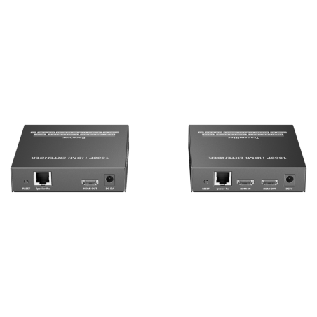 HDMI-EXT-1080p60 - Estensore di segnale HDMI - Distanza 150 m - Risoluzione FHD - Consente connessioni 1:M - HDMI Loop out