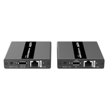 HDMI-EXT-1080p60-KVM60 - Extender KVM del segnale HDMI - Distanza 60 m - Risoluzione FHD - Consente connessioni 1:1 - HDMI Loop 