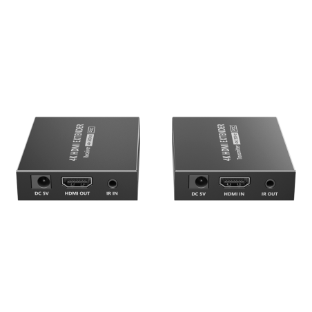 HDMI-EXT-4K30 - Estensore di segnale HDMI - Distanza 40 m - Risoluzione 4K - Consente connessioni 1:1 - POC - Alimentazione tram