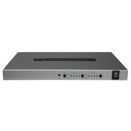 HDMI-MATRIX-4-2 - Moltiplicatore di segnale HDMI - 4 entrate HDMI - 2 uscite HDMI - Fino a 4K (entrata e uscita) - Lunghezza mas