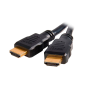 HDMI1-1 - Cavo HDMI - Connettori HDMI tipo A maschio - Alta velocità - 1 m - Colore nero - Connettori anticorrosione HDMI1-1 - Cavo HDMI - Connettori HDMI tipo A maschio - Alta velocità - 1 m - Colore nero - Connettori anticorrosione