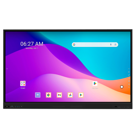 IB-TE-YL-86E2-V2 - Schermo interattivo IBOARD 86'' 4K - (Opzionale) Lavagne laterali - Risoluzione 3840x2160 - Ingressi HDMI, VG