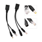 INJ-POE-SPLIT - Iniettore e Splitter PoE passivo - Richiede l'utilizzo della coppia inclusa - Ingresso e uscita fino a 48 V - Co