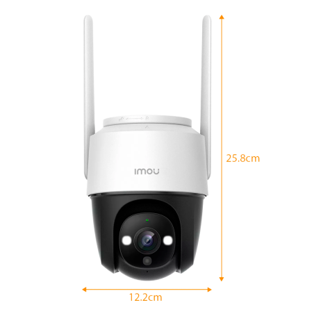 IPC-S41FEP-0360B-IMOU - Telecamera motorizzata Cruiser SE+ 4 MP - WiFi 2.4 GHz - 3.6 mm / Autotracking / IR+ Full color - Audio