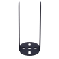 IR-BRACKET-B - Staffa - Specifico per faretti - Realizzato in ferro con vernice antiruggine - Compatibile con IR60-120 - Colore