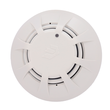 JBE-2111 - Rilevatore ottico analogico Jade Bird - Sensibilità regolabile (3 livelli) - LED con visione 360° - Uscita indicatore