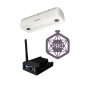 KIT-PEOPLECOUNT-HIKDUAL-PRO - Kit per il Controllo della capacità PRO - Telecamera Hikvision DS-2CD6825G0/C-IS(2mm)(B) - PC con 