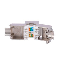 KS6A-FTP-TL180 - Connettore per cavi FTP - Connettore uscita RJ45 - Compatibile con FTP categoria 6A - Facile installazione senz